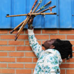 photo de Oua-Anou Diarra avec ses flûtes